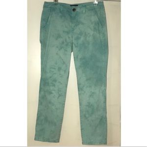 American Eagle mint colored tie-dye ankle pants!